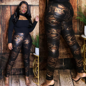"SNAKED" Pants - JAS Boutique 