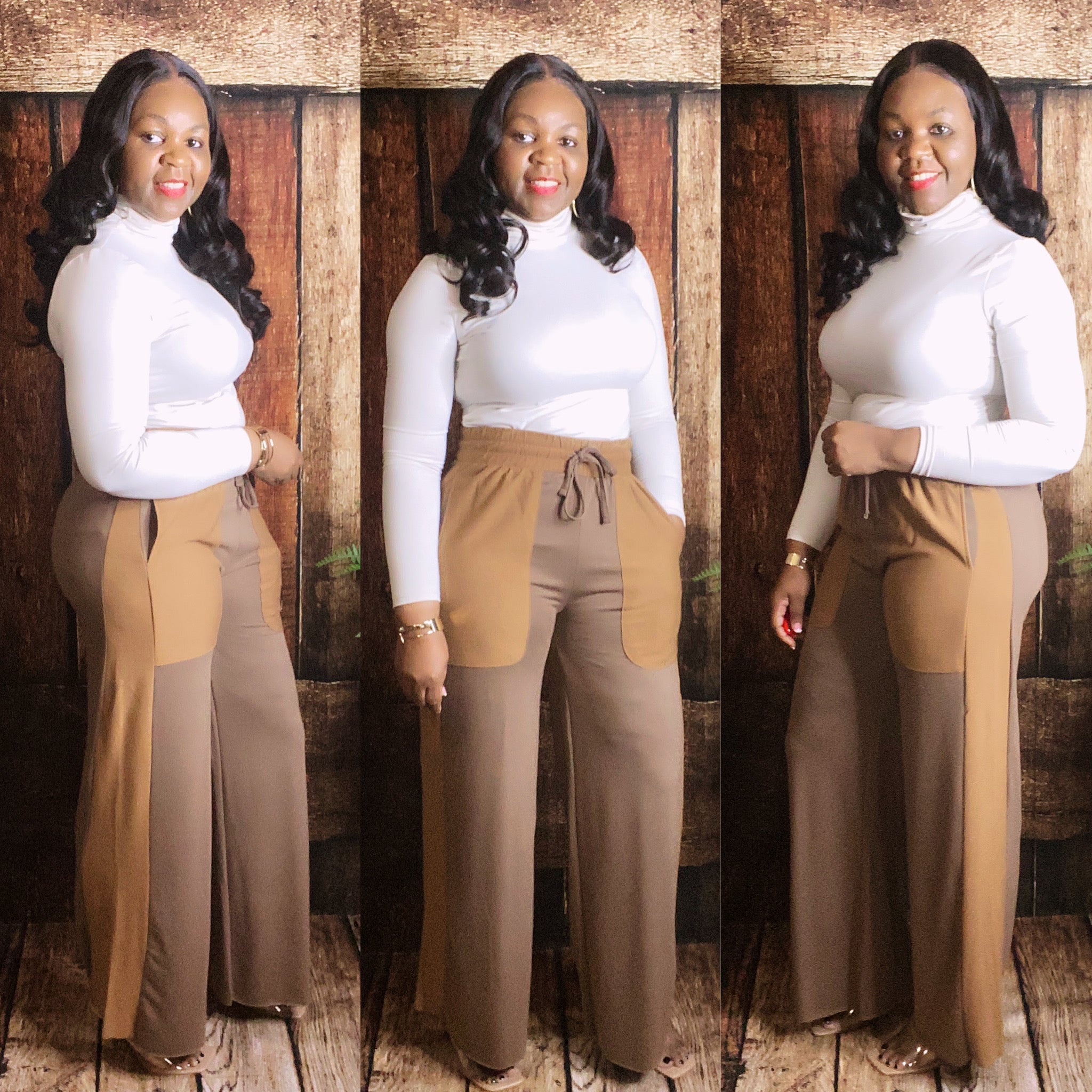 "TOYA"  Wide Leg Pants - JAS Boutique 