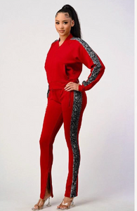 "SNAKED SIDES" Tracksuit - JAS Boutique 
